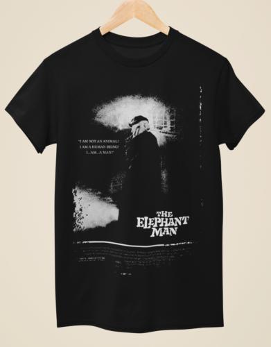 The Elephant Man  Movie Poster Inspired Unisex Black TShirt S