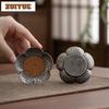 Alloy Rattan Coasters Retro Hot Pad For Coffee Cups Saucer Heat Insulation Placemats Teacup Base For Tea Supplies Decoration