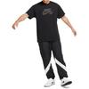 Nike T Shirts Men's Black Crew Neck Moderate Straight Fit CW1463-010
