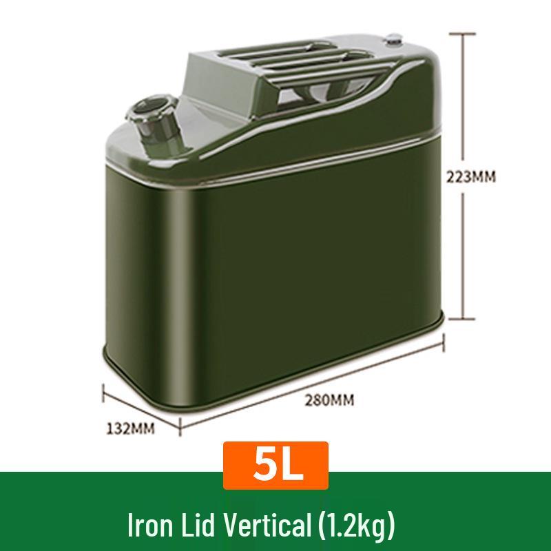 Tinplate Metal Gasoline Can 10L/20L/30L Square Fuel Tank Iron Drum for Car Diesel
