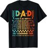 Papa Rend Tout Possible Tournée Paternité Cadeau T-shirt Unisexe