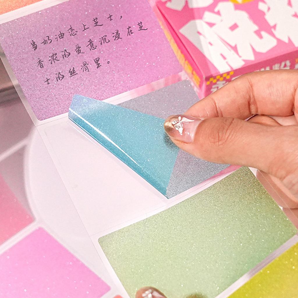 126 Sheets Cute Writing Notes Paper Small Pull out Type Clear Note Pads Pull Out Writing Notes Pop up Sticky Notes