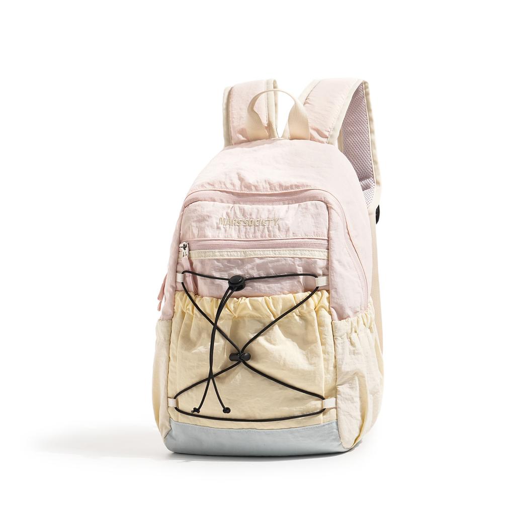 Schoolbag simple contrasting color leisure travel small capacity outdoor mountaineering portable travel backpack lightweight backpack
