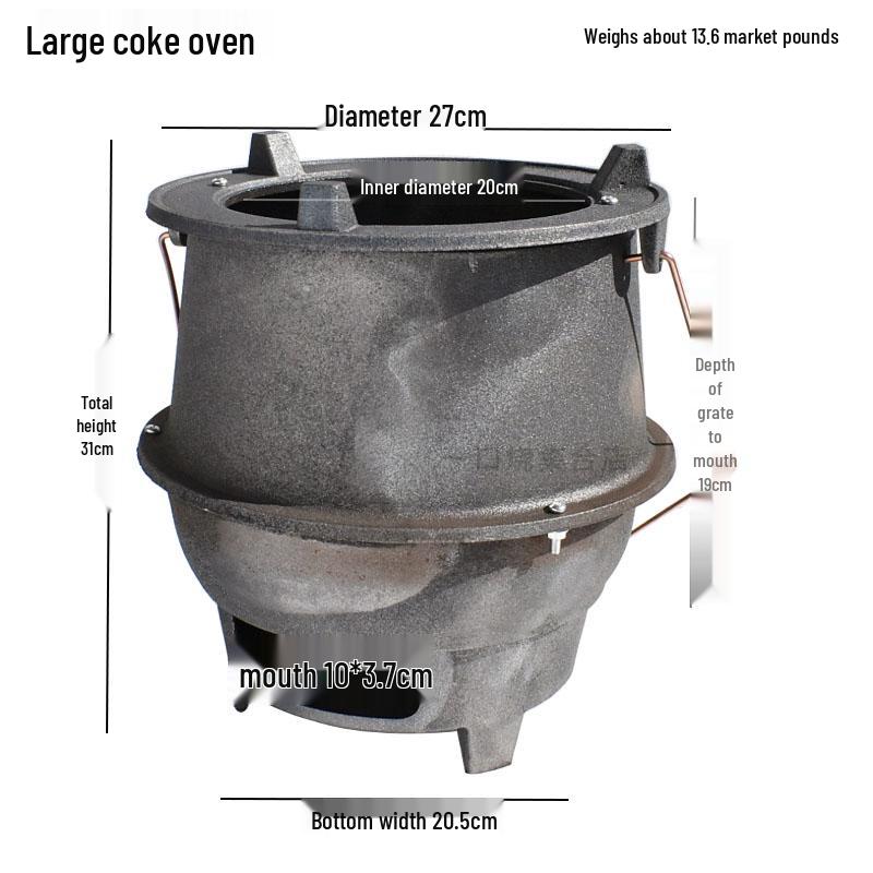 Rural Cast Iron Wood Stove: Outdoor Cooktop & Heater