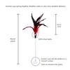 Cat Teaser Wand With Bell Feather Spring Mouse Toy Suction Cup Self Play Interactive Pet Toy For Kitten Anti Boredom Molar Chew
