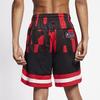 Nike Air Mesh Basketball Sports Shorts Men Bottoms Black Red AR1842-657