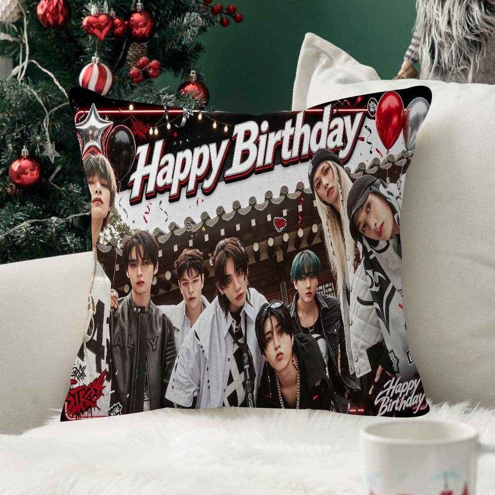 Kpop You Make SStray KKids Stay Decor Room Aesthetics Pillow Case Home Decor Bedroom Sofa Bed Couch Pillow Cover x Fashion