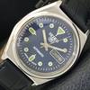 JAPAN VINTAGE SEIKO 5 AUTOMATIC 7019A MENS BLUE COLOR DIAL WRIST WATCH A702514-1 R126-a702514