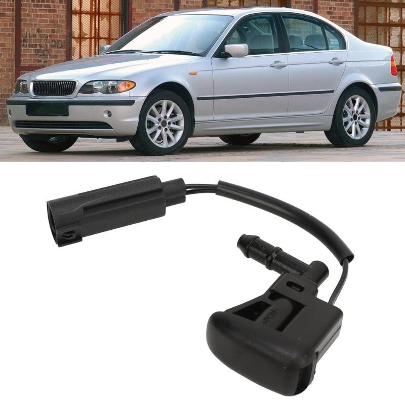 61667056731 Windshield Cleaning Nozzle With Balanced Fluid Distribution And Extended Service Life For E46 316i 318i 320i