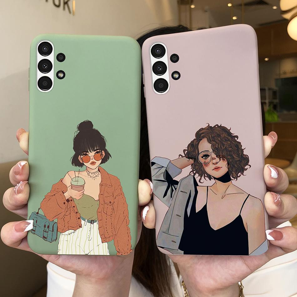For Samsung Galaxy A13 Phone Case SM-A135F Cute Bumper Cartoon Silicone Soft Funda Cover For Samsung A 13 GalaxyA13 Coque Capa