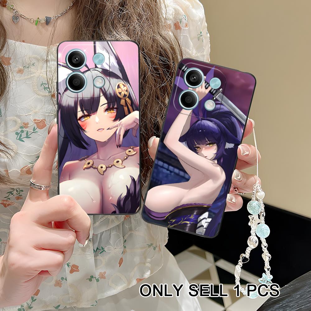 Étui pour téléphone portable Azur Lane Musashi en TPU mat pour POCO F8 F7 F6 F5 F4 F3 F2 Pro GT C75 C71 C65 C61 C40 Pro Ultra Couverture Colorée