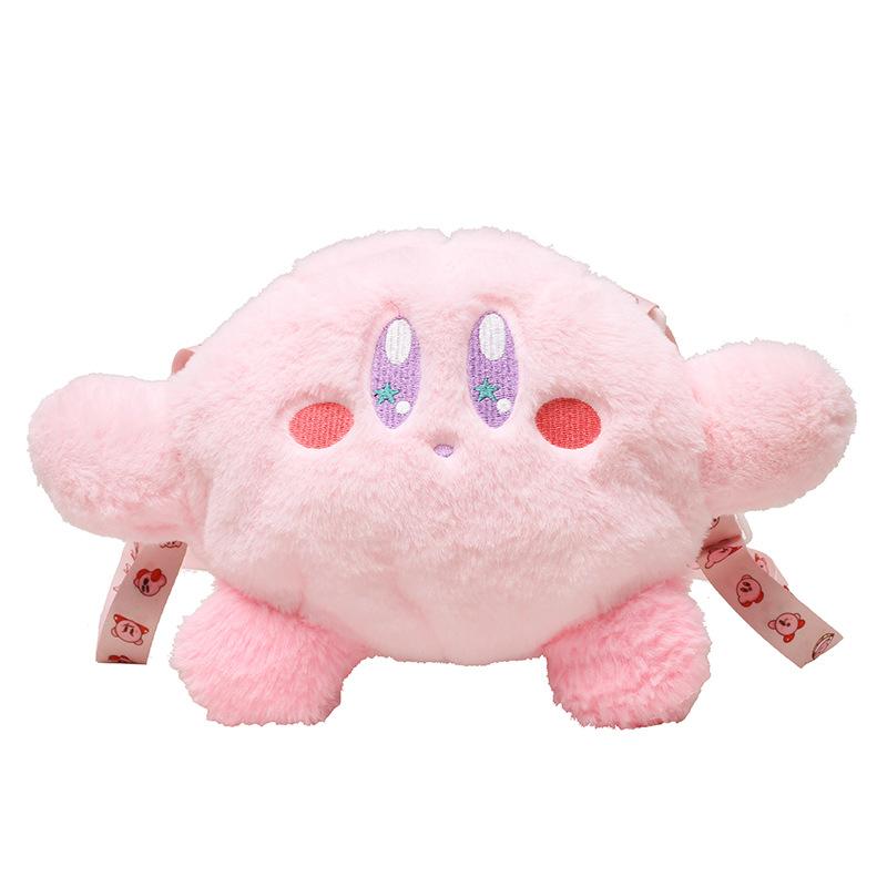Kirby Süße Plüsch Umhängetasche Anime Figur Umhängetasche Große Kapazität Aufbewahrungstasche Cartoon Cosplay Geburtstagsfeier Geschenke