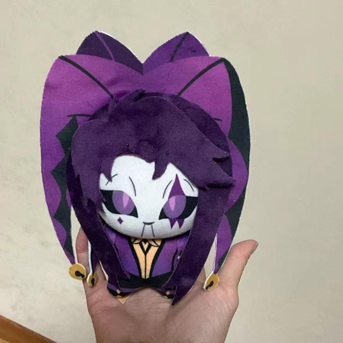 

New 10cm Harlequin Pierrot The Freak Circus Freaks Plush Doll Cute Anime Peripherals Toy Halloween Christmas Gift 10cm