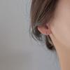 Emerald Earrings for Women's Years, New Trendy Light Luxury Earrings, Niche Earrings, Sleep Without Picking Earrings