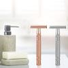 Platinum Double-Sided Safety Razor for Home Shaving