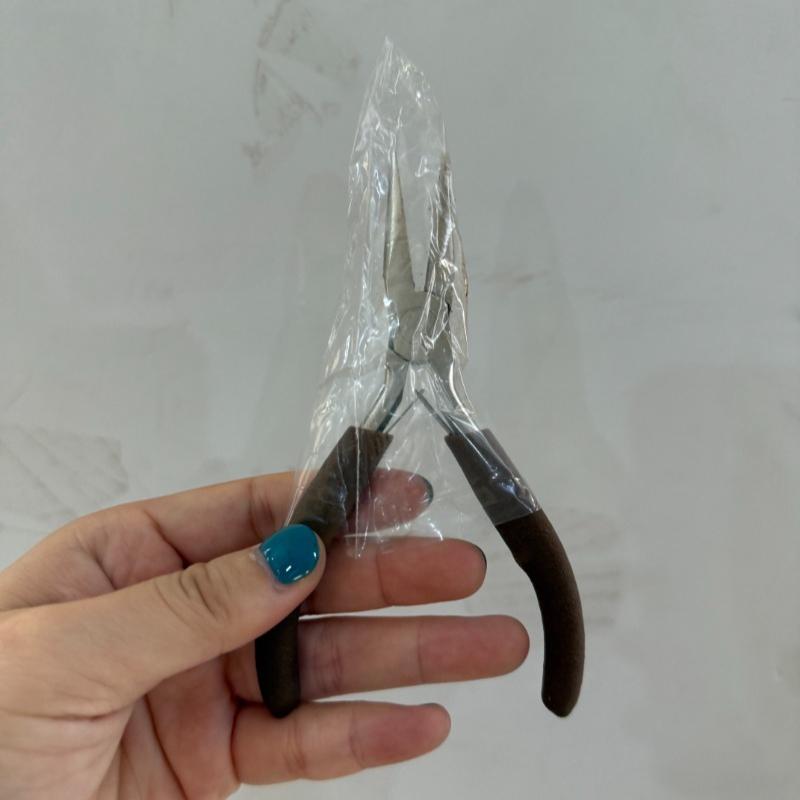 High-End Carbon Steel Pointed-Nose Pliers, DIY Tools Pliers, Jewelry Pliers, Round-Nose Pliers, Curved-Nose Scissors for Beading