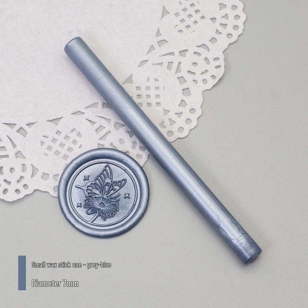 Bețișoare de Ceară de Sigiliu Mat Perlat, 125 Culori, 10x0.7cm, Compatibile cu Pistoale de Ceară, Culori Mixabile