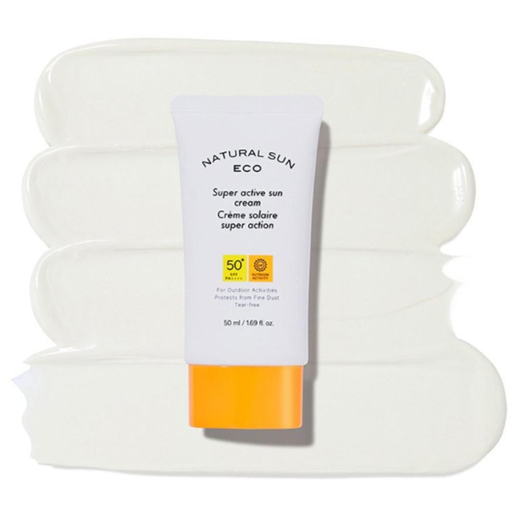 THE FACE SHOP Natural Sun Eco Super Active Sunscreen SPF50+ PA++++ – UV Defense Cream 50ml