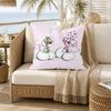 Cartoon Diddl Mouse Pillow Case for Sofa Living Room Home Office Decor Protective Cover