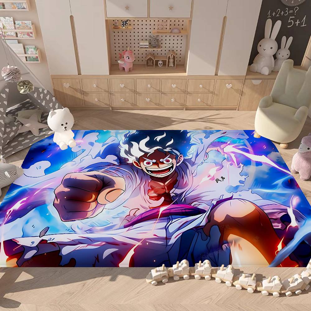Shonen Anime O-One P-Piece Floor Mat Cheaper Anti-slip Modern Living Room Balcony Printed Bedside Mats