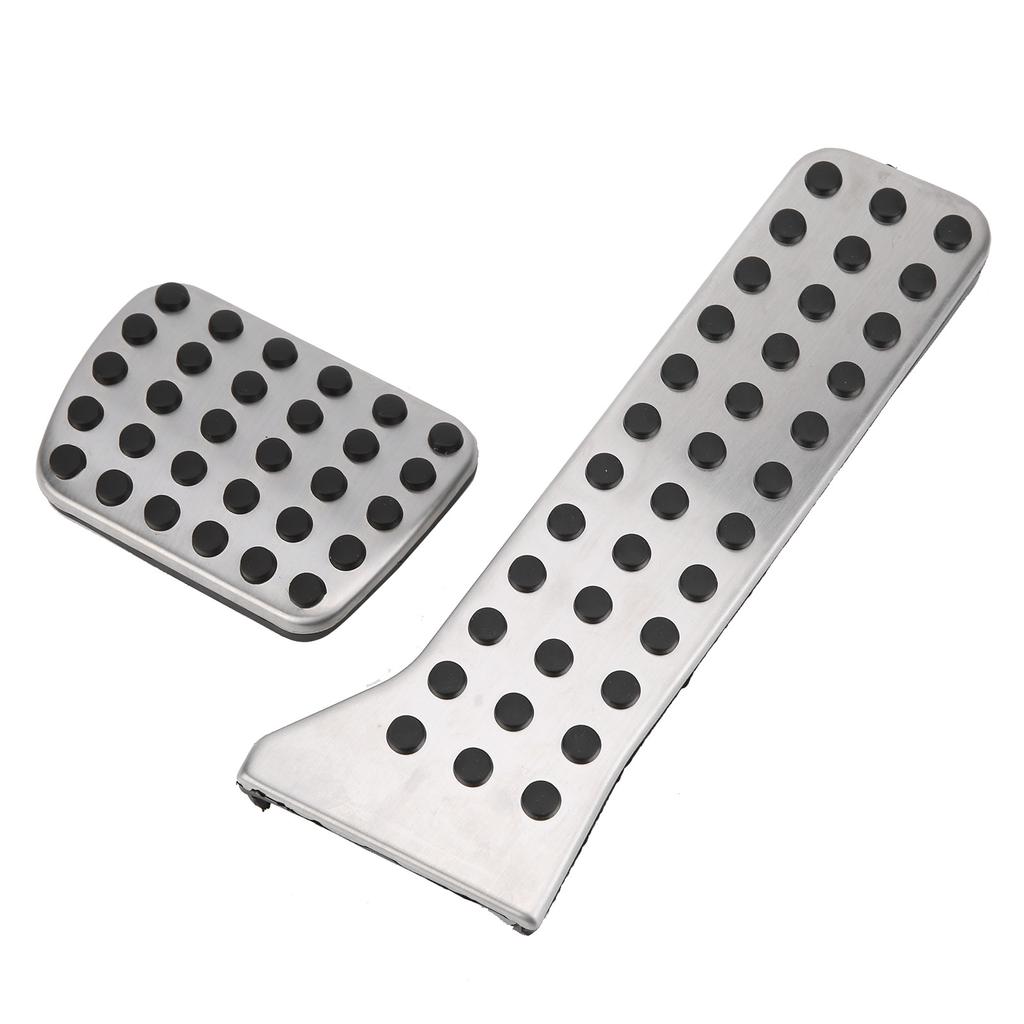2PCS Brake Accelerator Pedal Kit Stainless Steel PPE Rubber Replacement for Mazda CX?3 2016?2019