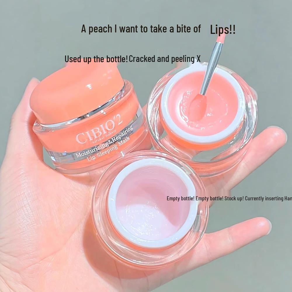 Thailand Cibio2 Sleep Lip Mask - Moisturizing, Nourishing, Exfoliating Lip Balm & Lipstick Primer for Fading Lip Lines.