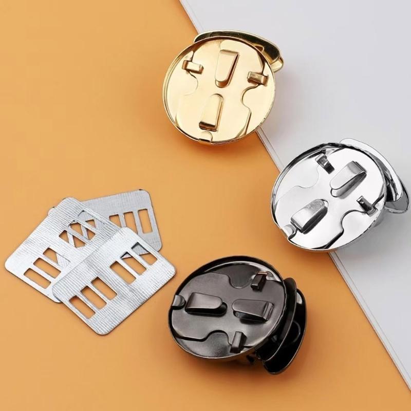 1Sets Iron Tuck Lock Clasp Catchs Purse Thumb Lock 33x25x30mm for Leather Bag Hangbag Case Clasp