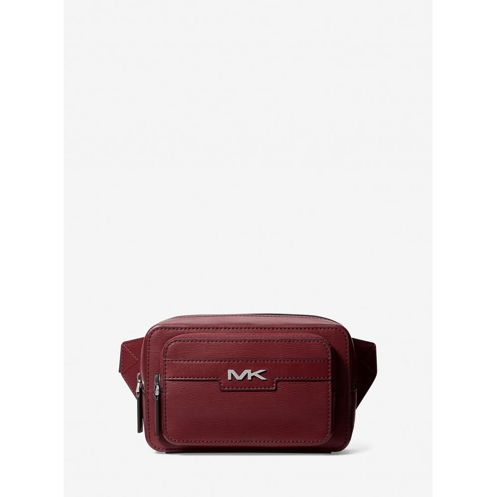 

ПОЯСНАЯ СУМКА MICHAEL KORS DBL ZIP ZIP 37H3LCOY7U4334 ТЕМНО-ВИШНЕВАЯ