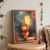 Disney Winnie The Pooh Lantern Paint By Number Kit Number Drawing Canvas DIY Picture Home Decor Art Craft Wall Modern Gift Decoration