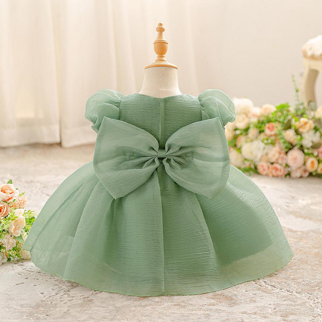 Europäisches & Amerikanisches Prinzessinnenkleid: Elegantes Schleifen-Formalkostüm für Kinder