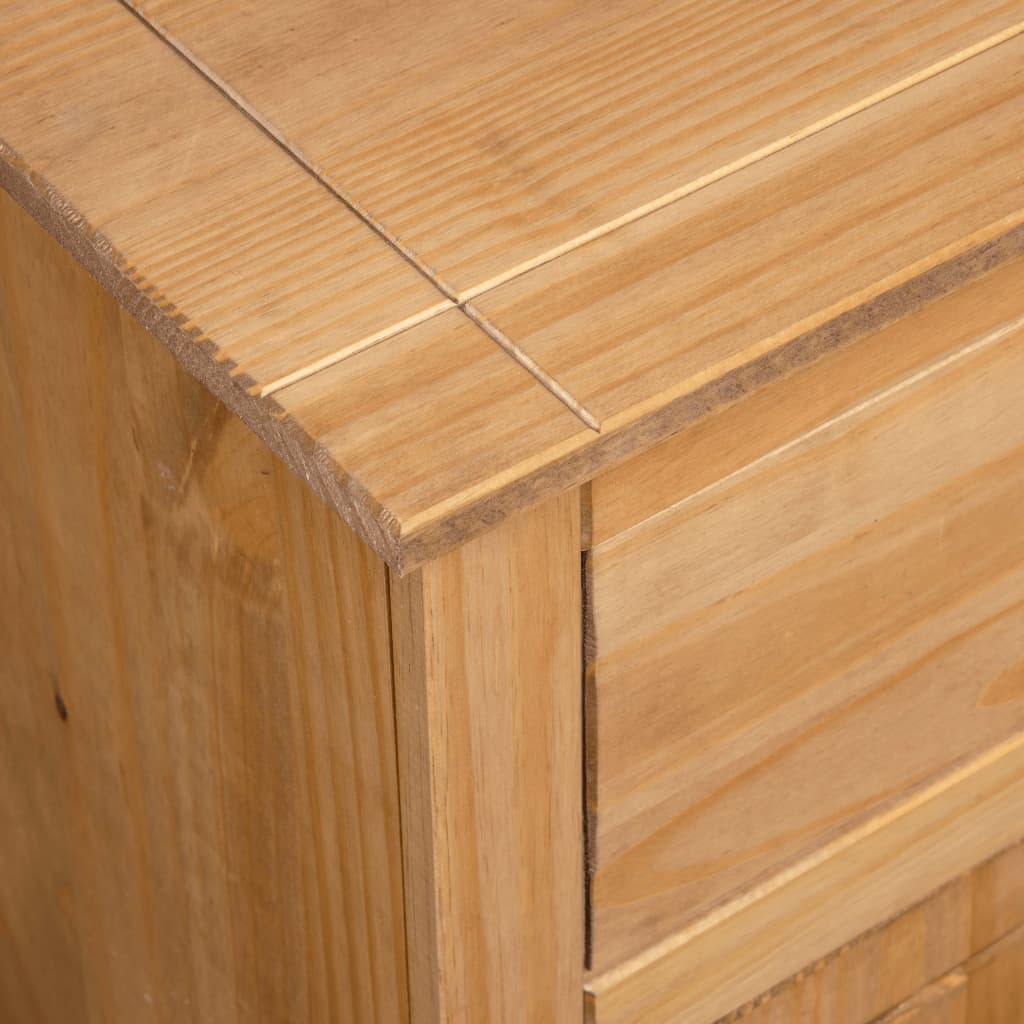 Sideboard 135 x 40 x 80 cm Solid Pine Wood Panama Pine