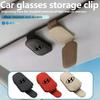 Car Sun Visor Eyeglass Clip Glasses Holder Automobile Accessories For Hyundai Azera GDI I10 I20 I30 I40 Ix20 Ix35 Sonata Santafe CC2