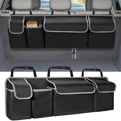 Organisateur De Coffre De Voiture Pour Siège Arrière SUV, Organisateur Suspendu Pour Camion SUV, Mise À Niveau MPV, Sacs De Rangement De Siège