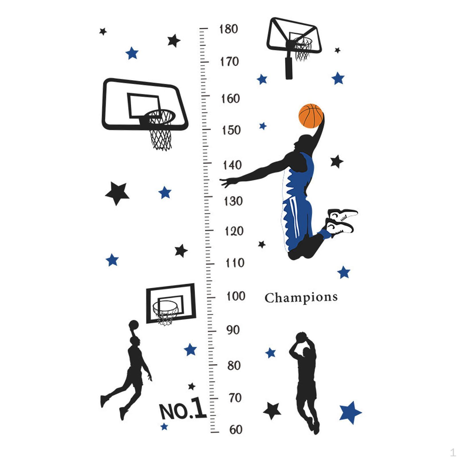 

Наклейка на стену с графиком роста детей - интерактивная высота Style B