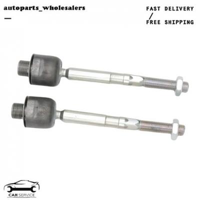 2X High Grade Zinc Nickel Alloy Front Inner Tie Rod End Kit For 2013-17 Accord