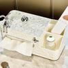 Multi Functional Tissue Box Living Room Paper Box High End Light Luxury Home Coffee Table High End Feeling Remote Control Storage Boxa344
