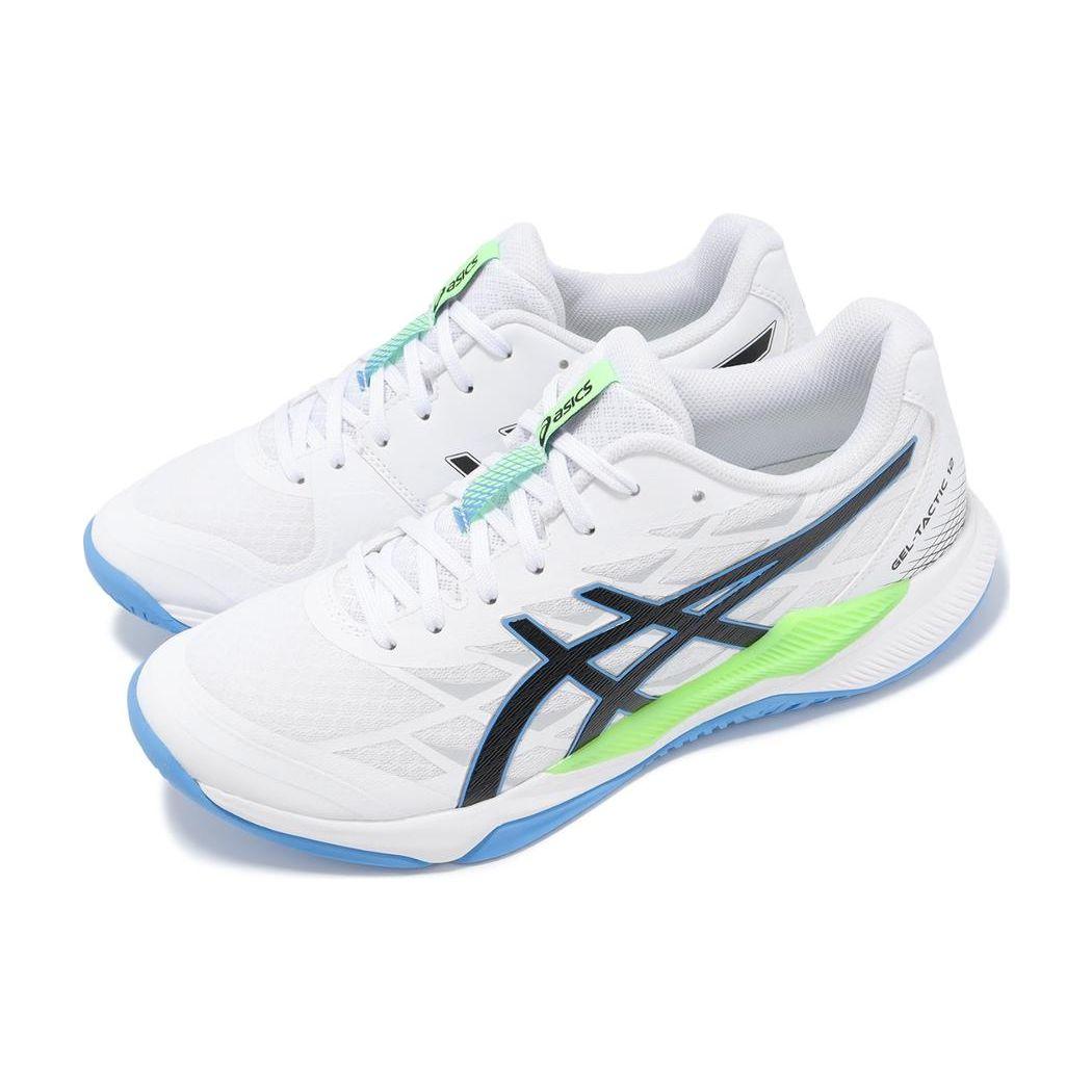 Кроссовки ASICS Gel Tactic 12 White Lime Burst Unisex 1073A058-102 46 — фото 3