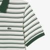 [lacoste] Men's Multi-Stripe Bouclé Mix Short-Sleeve Sweater Polo Shirt PH578E-56G132