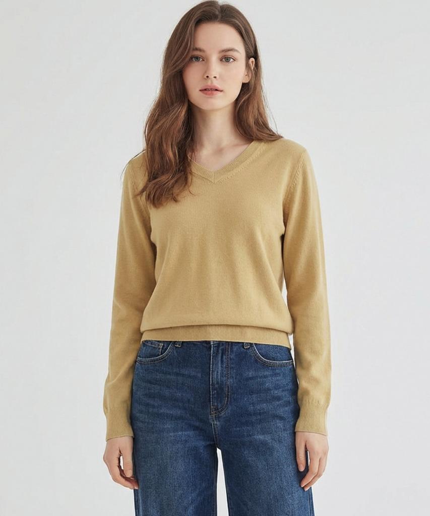 MESENSE V-Neck Simple Knit_Mb32Knpd06Z