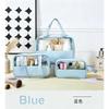 3-Piece Makeup Bag Set Large Capacity Waterproof PU Travel Organizer Transparent Design