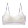 Less long-term care and anti-sagging fashionable and versatile U-shaped beautiful back soft steel-rimless bra