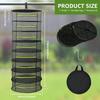 4/6/8 Layer Folding Herb Drying Rack Vegetables Flower Plant Drying Net Breathable Hanging Buds Plants Mesh Organizer