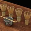 Japanese Bamboo Matcha Whisk Spoon Set Traditional Handmade Chasen Chashaku Kit Reusable Green Tea Frothing Brush for Matcha Tea