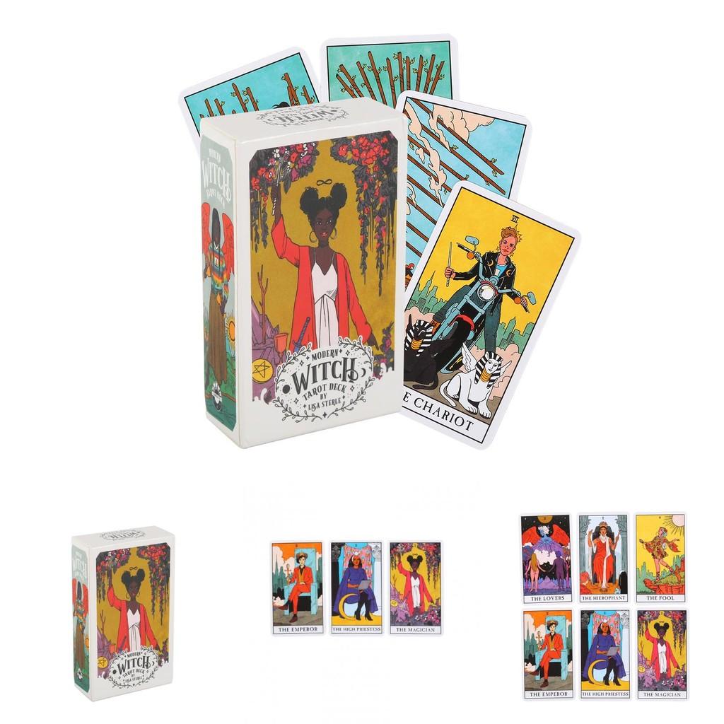 Modern Witch Tarot Deck By Lisa Sterle Elegant Tarot Cards For Spiritual Guidance And Intuition
