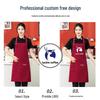 In-Stock Waterproof Embroidered Logo Apron for Catering & Restaurant Staff