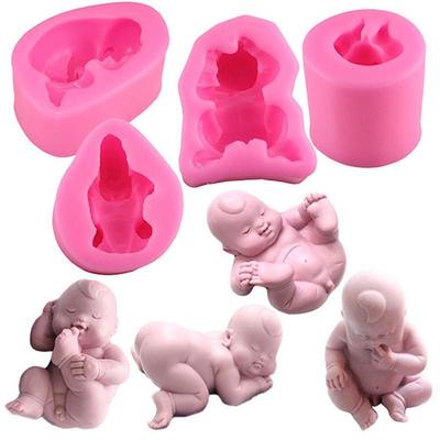 Silicone Mold 3D Baby Molds Fondant Chocolate Candy Mould Cake Decorating Pastry Baking Tools
