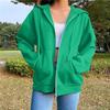 Cardigan Coat Women's Hooded Loose Zipper Sweater Women's Elegant Knitted Jacket Coat Tops