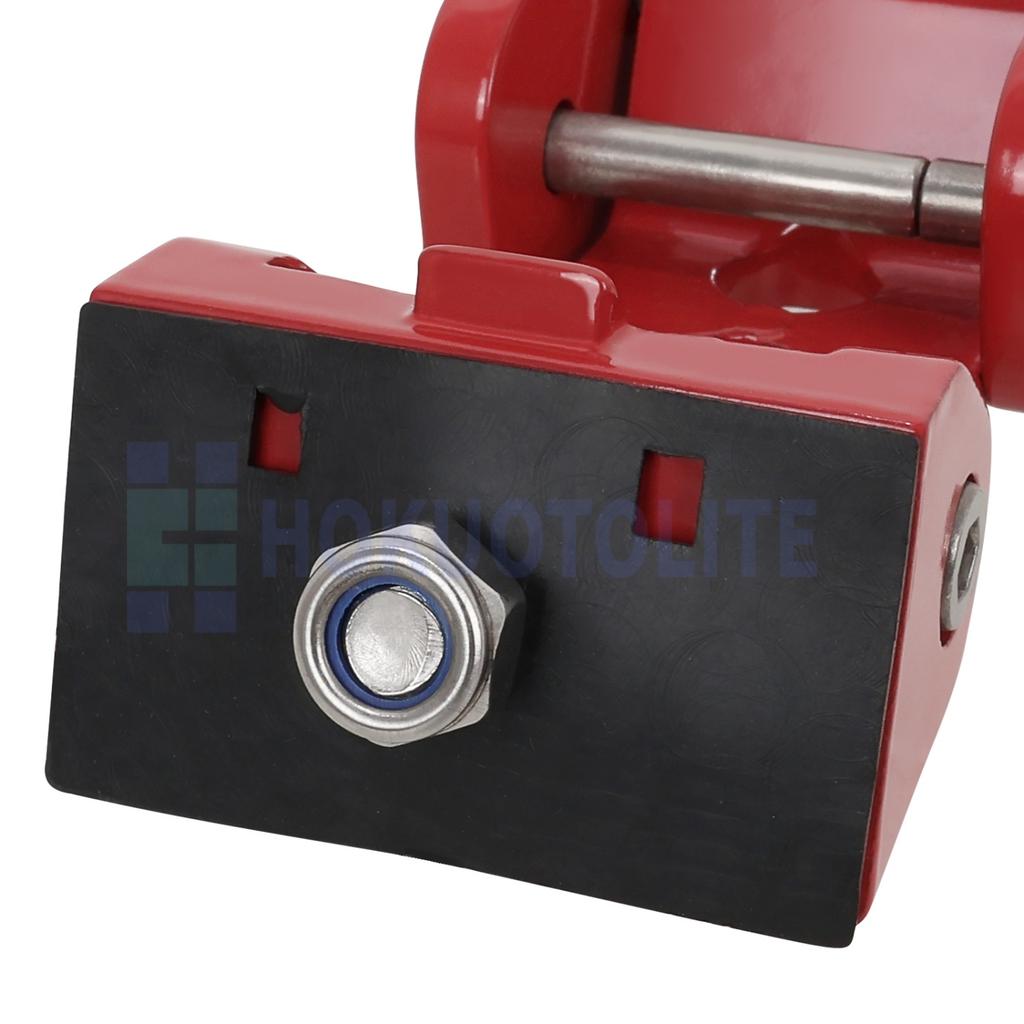 Car Accessories Aluminum Engine Hood Latch Catch Lock Kit For Jeep Wrangler JK JKU JL JLU Gladiator JT 2007-2023 Black/Red