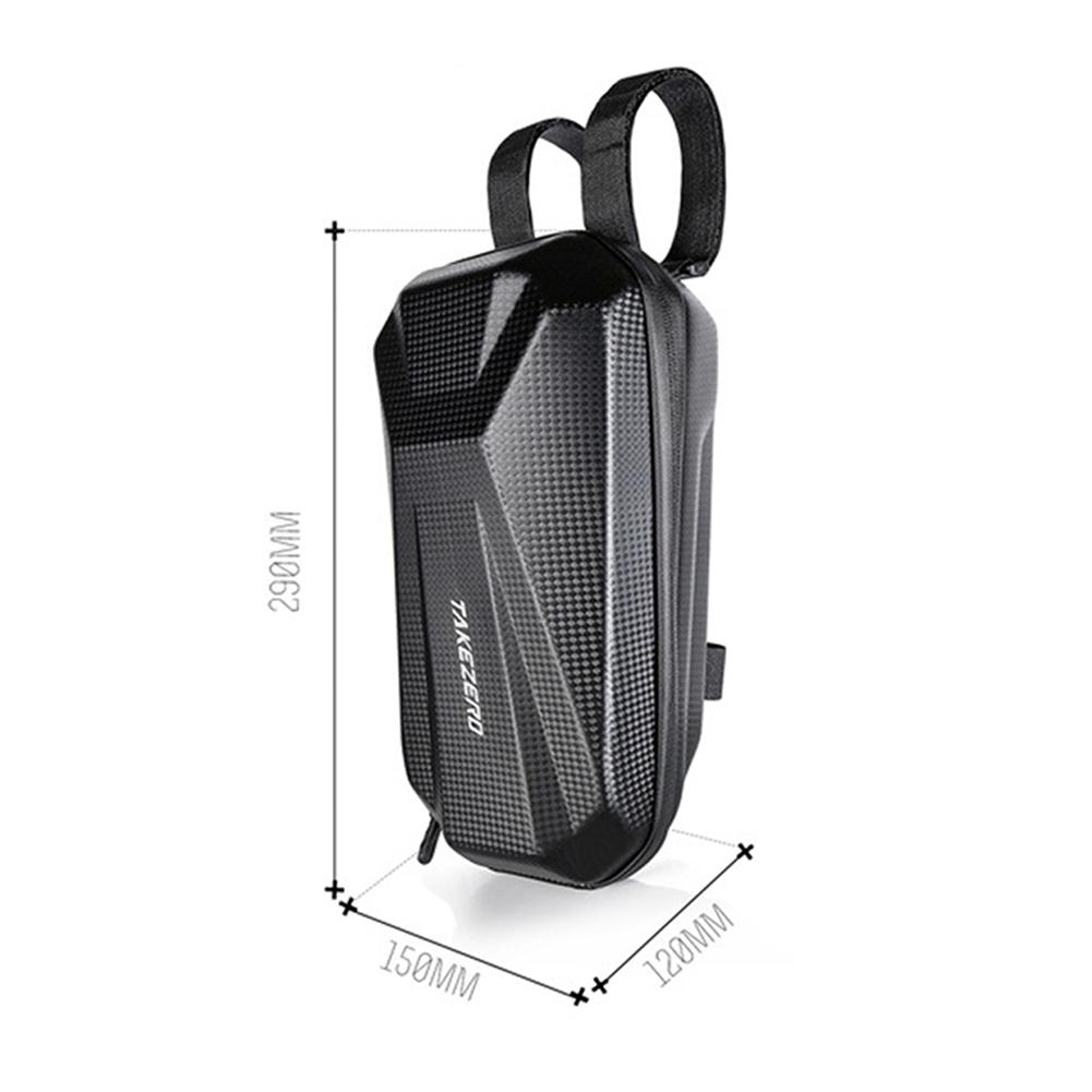 2/3/4L Electric Scooter Storage Bag Waterproof Bicycle Motorcycle Handlebar Hanging Bag Hard Shell Carry Bag Storage Accessories