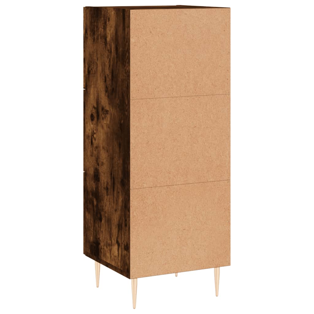 Sideboard Smoked Oak 34.5 x 34 x 90 cm Wood Based Panel